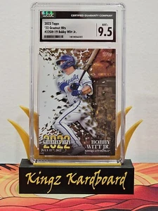 2023 Topps Series 1 2022's Greatest Hits Bobby Witt Jr CGC 9.5 Mint+ - Picture 1 of 2