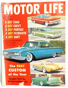 1960 MOTOR LIFE PROVA LUGLIO FORD CHEVY PONTIAC PLYMOUTH DART RIVISTA - Foto 1 di 3