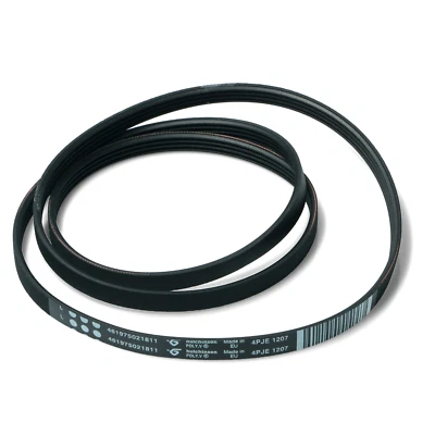 CINGHIA PV 1207 J4 EL PER LAVATRICE ASCIUGATRICE WHIRLPOOL ARISTON INDESIT-ORIG.