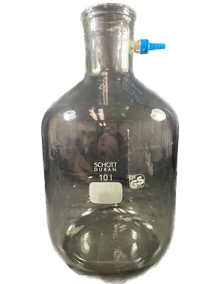 DURAN 10L Bottle Shape Filtering Flask KECK Hose Connection Assembly 211948658 - Image 1 of 4