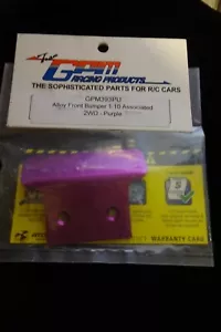 GPM Racing Alloy Front Bumper 1:10 Associated 2WD- Purple GPM393PU - Picture 1 of 3