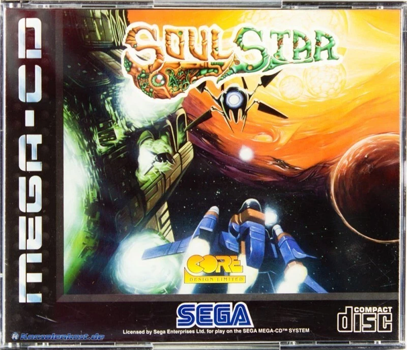 Mega CD - Soul Star / SoulStar mit Deutschem Cover mit OVP sehr guter Zustand - Bild 1 von 1