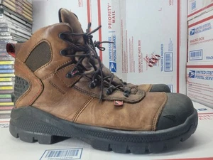 Red Wing 436 Safety Toe Waterproof Leather Work Boots ASTM F 2892-11 EH Size 12 - Picture 1 of 19