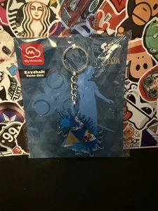 Splatoon x Zelda Splatfest Keychain My Nintendo Rewards Exclusive Wisdom Blue - Picture 1 of 3
