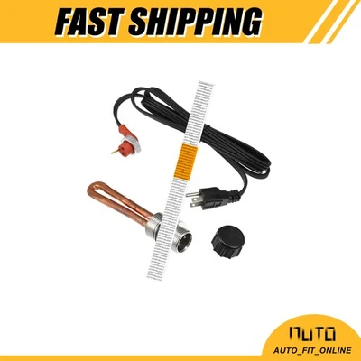 Engine Block Heater Assy 3C3Z-6A051-AA Single Custom for Ford E-150 2005-2010 - Image 1 of 4