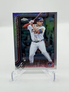 2025 Topps Chrome - Nacho Alvarez Jr. #75 Refractor RC Atlanta Braves - Bild 1 von 2
