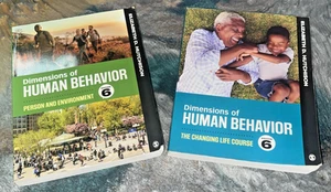 Dimensions of Human Behavior 6th Ed 2 Book Set Hutchinson Social Work Texts - Picture 1 of 7