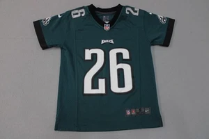 Philadelphia Eagles Jersey Shirt Youth Small Green NFL Football Nike Sanders 26 - Picture 1 of 11