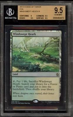 Magic The Gathering MTG Windswept Heath Khans of Tarkir Foil #248 BGS 9.5 - Image 1 of 2