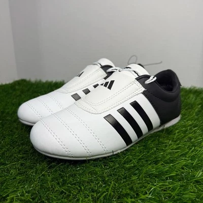 adidas Adi-Kick II Sneakers Kids 4.5 White Leather Taekwondo Karate Shoes ATKK02 - Image 1 of 4