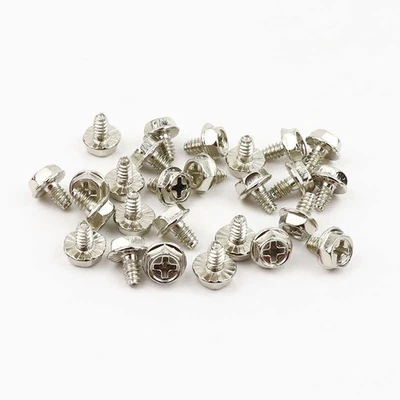 50x Para Tarjeta Gráfica Fuente de Alimentación Estuche de Computadora Tornillos Cabeza Plana Hexagonal Foto 1 de 4