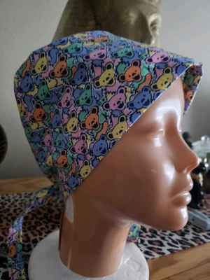 GORRAS EXFOLIANTES QUIRÚRGICAS GRATEFUL DEAD BEARS HECHAS A MANO     Foto 1 de 3
