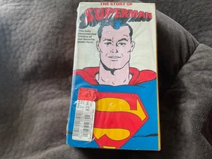 THE STORY OF SUPERMAN VHS TAPE BRAND NEW 1989 - Bild 1 von 9