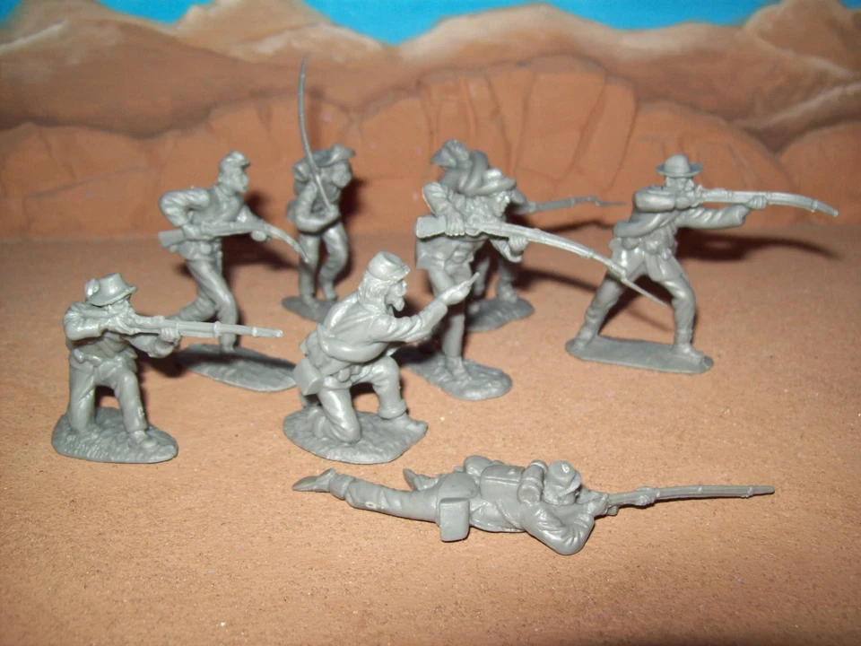 Nuevo, VictoryBuy/BMC [Soldados de Juguete Clásicos], conjunto de los ocho Confederados ACW Foto 1 de 1