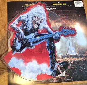 Iron Maiden – Fear Of The Dark Live 1993 Numbered Shaped Picture Disc 7” NWOBHM - Picture 1 of 6