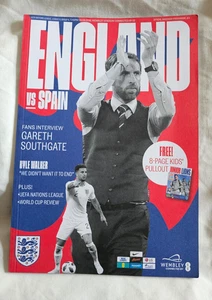 Inglaterra v España - UEFA Nations League 2018 - Wembley 8/09/18 - Programa - Imagen 1 de 2