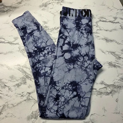 PINK Victoria's Secret Ultimate Extra Small Lilac Purple Tie Dye Leggings - Image 1 of 4