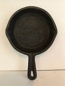 Vintage Niferex Non Ionic Iron Miniature Cast Iron Ash Tray, Advertisement - Picture 1 of 3