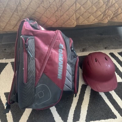 Bolsa de beisebol Dimarini com capacete Rawlings NOVA!!! - Imagem 1 de 4