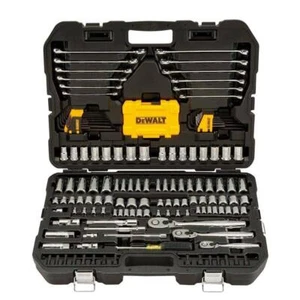DEWALT Durable Metric/SAE Mechanics Tool Set in Silver w/ Hard Shell Case 168 PC - Picture 1 of 7