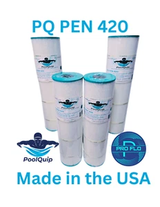 PoolQuip PQ PEN 420 Cartridge 4pk for Pentair Clean & Clear 420 and WaterWay 425 - Picture 1 of 5