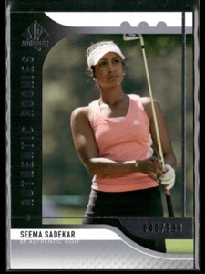 2012 SP Authentic Golf #83 Seema Sadekar Authentic Rookies /999 - Picture 1 of 2