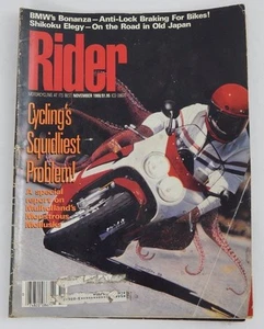 Nov '88 RIDER Magazine Motorcycle Motorcycling BMW Shikoku Road Old Japan Report - Picture 1 of 10