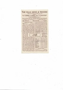 1947/48 Aston Villa v Stoke City Football Programme - Picture 1 of 3