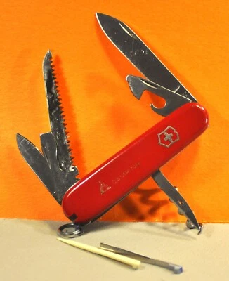 "VICTORINOX" CAMPING CAMPER FAG SWISS  c.2006's  FOLDING POCKET SWISS ARMY KNIFE - Image 1 of 4
