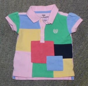 Ralph Lauren Baby Mädchen Poloshirt - Größe 12 Monate - gebraucht, in einwandfreiem Zustand - Bild 1 von 3
