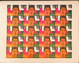 India 2016 INDIA-UN Women se-tenant He for She  40 Stamps Mint Never Hinged - Afbeelding 1 van 1