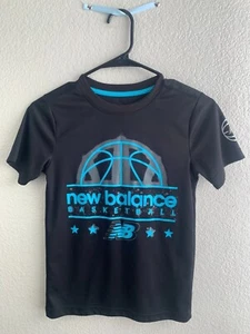 New Balance T-Shirt Size Boys 10 Short Sleeve Graphic Crewneck Athletic Tee - Picture 1 of 15
