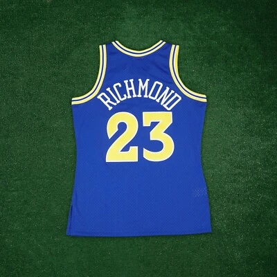Mitch Richmond Golden State Warriors NBA Mitchell & Ness Men Swingman Jersey - Image 1 of 4