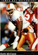 1993 Pinnacle Football Card #130 Keith McCants