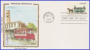 USA4 #2059 U/A COLORANO SILK FDC   Street Cars First American 1832 - Picture 1 of 1