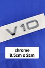 Logo V10 Chrome AudiR8 Badge