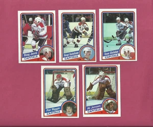 1984-85 TOPPS WASHINGTON CAPITALS TEAM LOT - Picture 1 of 1