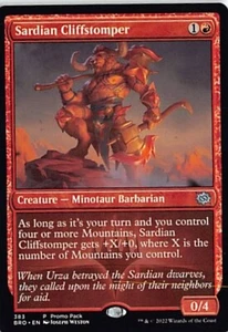 Paquete promocional: The Brothers' War, Sardian Cliffstomper p2-20607 - Imagen 1 de 2