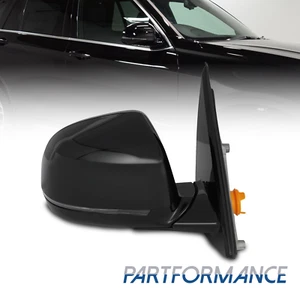 Fit 2014-2018 BMW X5 Black Right Passenger Mirror Side View W/ Signal Heated RH - Picture 1 of 9