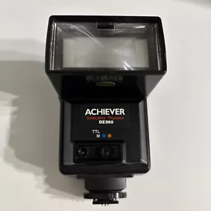 Flash vintage Achiever dedicato a tiristore DZ260 per fotocamera Minolta testato - Foto 1 di 6
