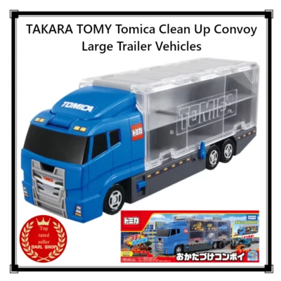 TAKARA TOMY Tomica Limpieza Convoy Remolque Grande Vehículos Figura Mini Coche Jp Nuevo Foto 1 de 4