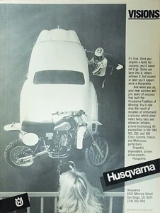 1982 Husqvarna 430 Motorcycle Print Ad - Picture 1 of 1