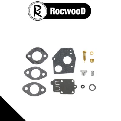 ROCWOOD Carburettor Rebuild Repair Kit Fits Some Briggs & Stratton 5HP 495606 494624