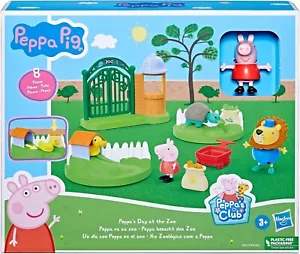 Peppa Pig Toys Peppa's Day at The Zoo Playset - Picture 1 of 4