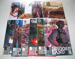 Briggs Land v 1 + Lone Wolves #1 2 3 4 5 6 1-6 NM Full Set Dark Horse Brian Wood - Picture 1 of 13