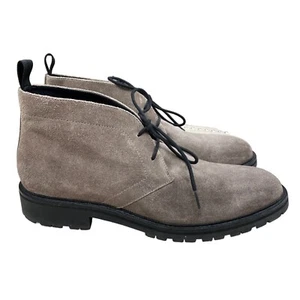 Calvin Klein Men Gray Suede Short Boots Size 11 SKU 1579 - Picture 1 of 6