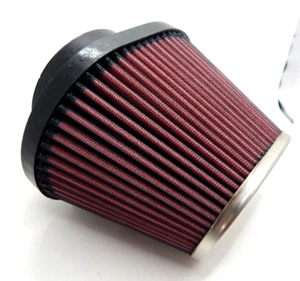 K&N Air Filter 4" Clamp On 5" Height Oval Shape Cone 7" Wide - Picture 1 of 8