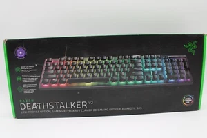 Razer DeathStalker V2 Low-Profile Gaming Keyboard (Clicky Optical Switch) Black - Afbeelding 1 van 7
