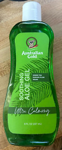 Australian Gold 8 Oz Soothing Aloe Calming Formula Green Tea After Sun Gel