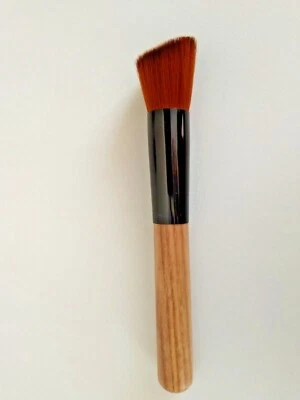 Make Up Brush Foundation Powder Cream Applicator Blending Makeup Wooden Small